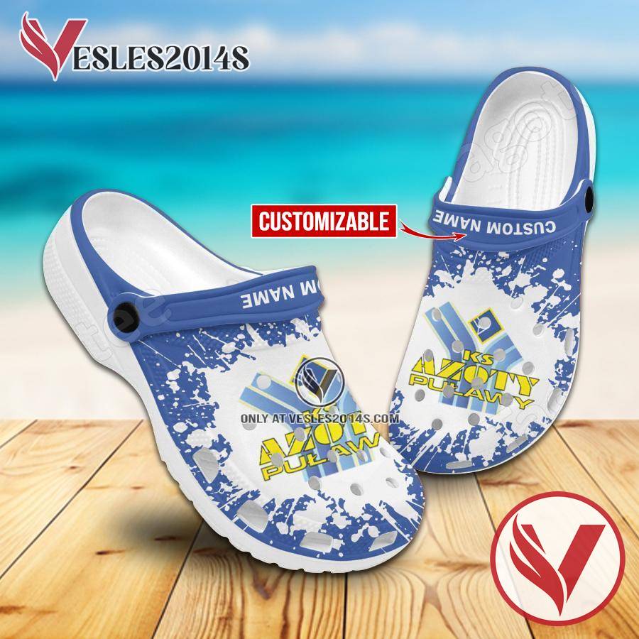 KS Azoty-Pulawy SA Handball Logo Custom Crocs, Unique Footwear For Fans - Vesles2014S