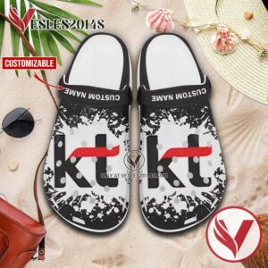 KT Corporation Logo Crocs Shoes For Men And Women, Unique Clogs Shoes For Fans - Vesles2014S 1