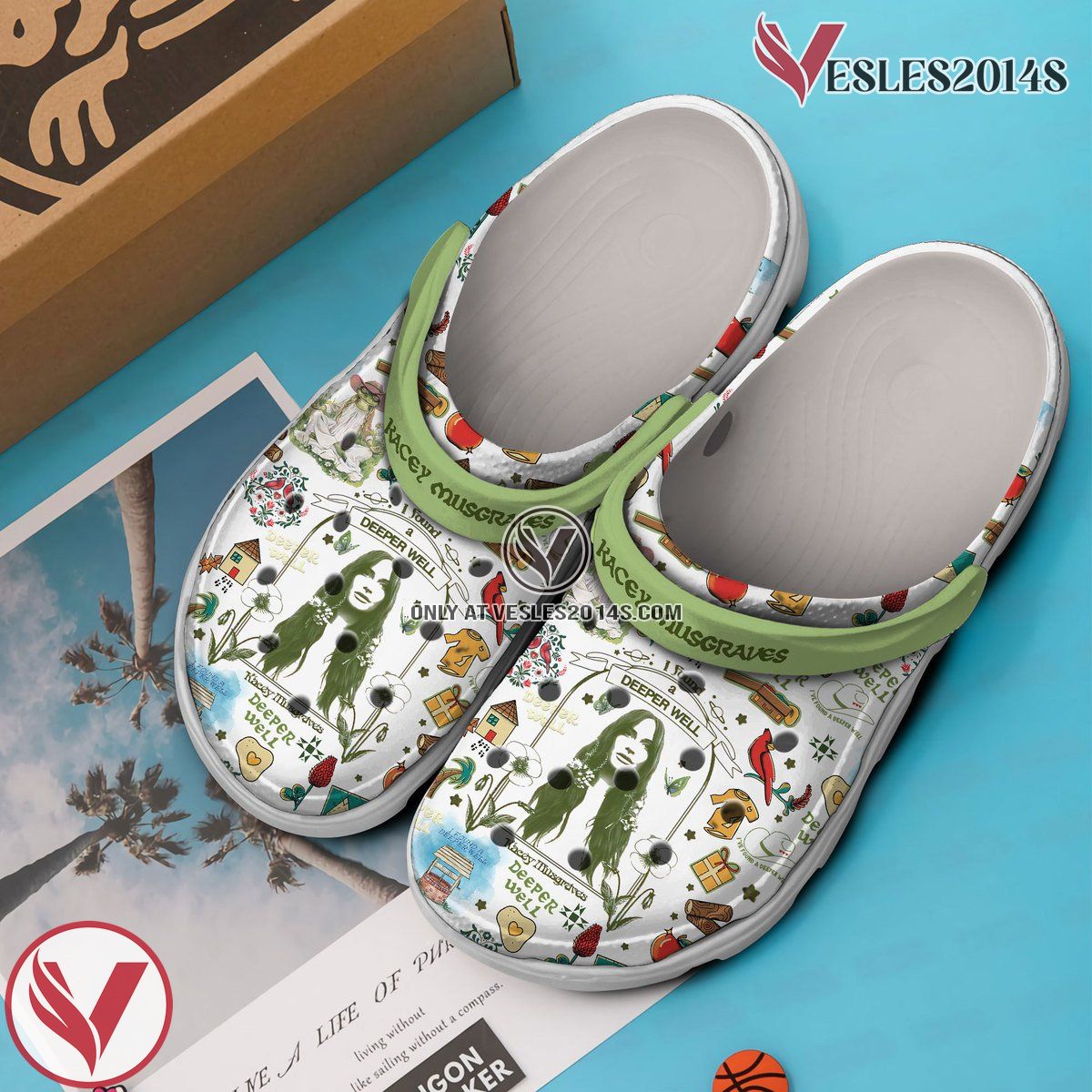 Kacey Musgraves Music Crocs Crocband Clogs Shoes, Unique Gifts For Fans - Vesles2014S 3