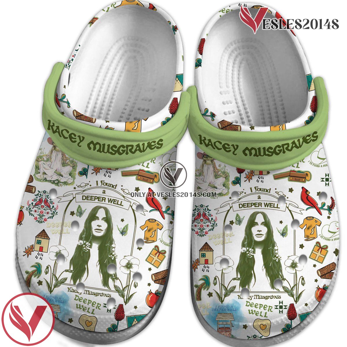 Kacey Musgraves Music Crocs Crocband Clogs Shoes, Unique Gifts For Fans - Vesles2014S 4