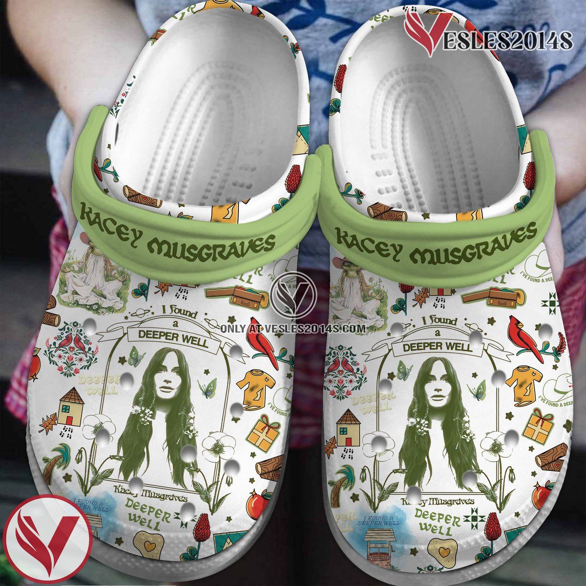 Kacey Musgraves Music Crocs Crocband Clogs Shoes, Unique Gifts For Fans - Vesles2014S