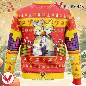 Kagamine Rin Len Ugly Christmas Sweater, Unique Christmas Gift For Fans - Vesles2014S 1