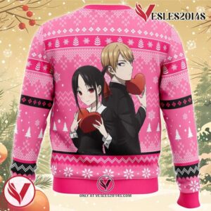 Kaguya And Miyuki Kaguya-sama Love is War Ugly Christmas Sweater, Unique Christmas Gift For Fans - Vesles2014S 1