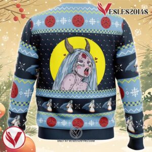 Kaguya ?tsutsuki Ahegao Naruto Ugly Christmas Sweater, Unique Christmas Gift For Fans - Vesles2014S 1