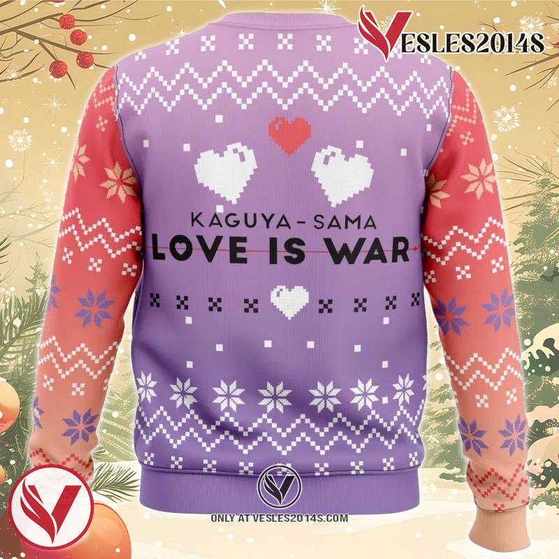 Kaguya Shinomiya Kaguya-sama Love Is War Ugly Christmas Sweater, Unique Christmas Gift For Fans - Vesles2014S 1