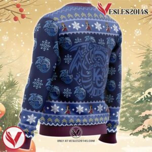 Kaiba Blue-Eyes White Dragon Christmas Yugioh Ugly Christmas Sweater, Unique Christmas Gift For Fans - Vesles2014S 2