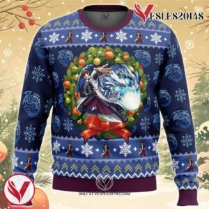 Kaiba Blue-Eyes White Dragon Christmas Yugioh Ugly Christmas Sweater, Unique Christmas Gift For Fans - Vesles2014S