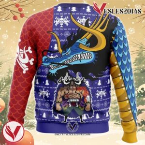 Kaido Dragon One Piece Ugly Christmas Sweater, Unique Christmas Gift For Fans - Vesles2014S 1