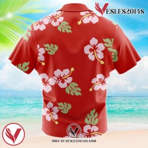 Kaiki Deishuu Bakemonogatari Cosplay Hawaiian Button Up Shirt, Perfect Gifts For Anime Lovers - Vesles2014S 1