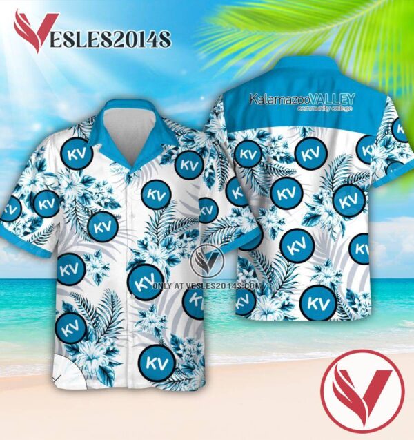 Kalamazoo Valley Community College Hawaiian Suit, Perfect Gifts Idea In Holiday - Vesles2014S 1