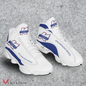 Kalamazoo Wings Club Air Jordan 13 Shoes, Best Sneaker Gifts For Fans - Vesles2014s