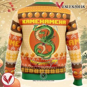 Kamehameha Dragon Ball Z Ugly Christmas Sweater, Unique Christmas Gift For Fans - Vesles2014S 1