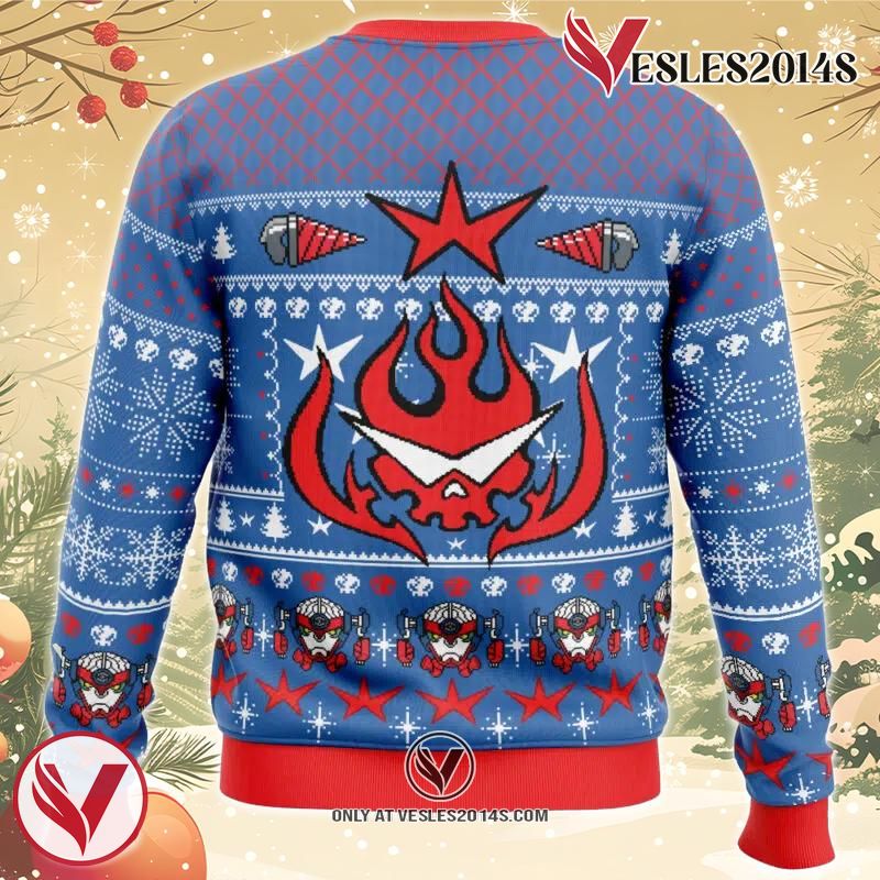 Kamina Tengen Toppa Gurren Lagann Ugly Christmas Sweater, Unique Christmas Gift For Fans - Vesles2014S 1