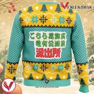 Kankichi Ryotsu KochiKame Tokyo Beat Cops Ugly Christmas Sweater, Unique Christmas Gift For Fans - Vesles2014S 1