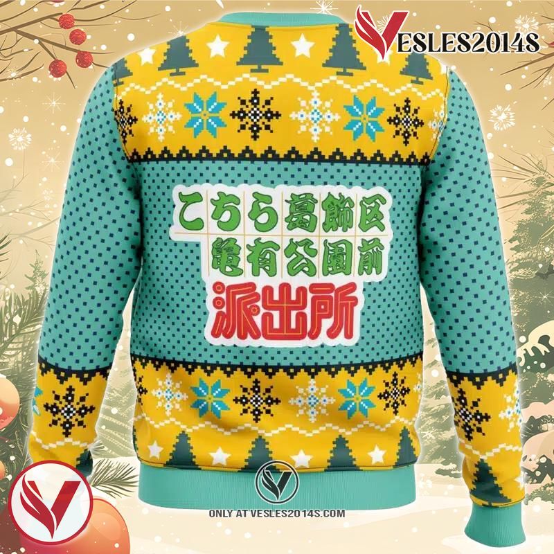 Kankichi Ryotsu KochiKame Tokyo Beat Cops Ugly Christmas Sweater, Unique Christmas Gift For Fans - Vesles2014S 1