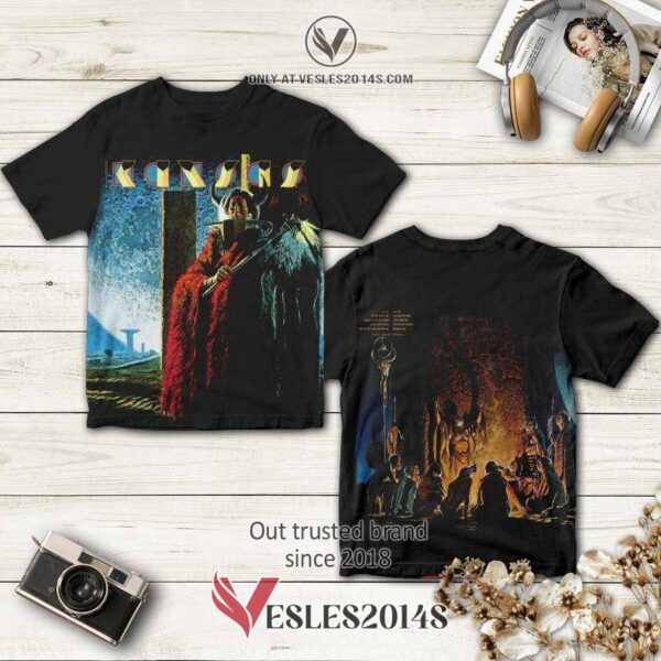 Kansas Band Monolith Album 3D T-Shirt, Perfect Gifts For Music Lovers - Vesles2014S