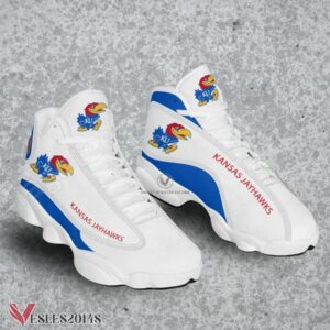 Kansas Jayhawks NCAA Logo Air Jordan 13 Shoes, Best Sneaker Gifts For Fans - Vesles2014s