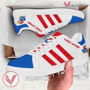 Kansas Jayhawks Print Stan Smith Shoes, Best Sneaker For Fans - Vesles2014s 1