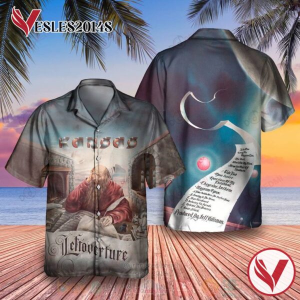 Kansas Leftoverture Album Hawaiian Shirt, Best Gift For Music Lovers Vesles2014S