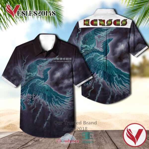 Kansas The Prelude Implicit 2016 Album Hawaiian Shirt, Best Gift For Music Lovers Vesles2014S