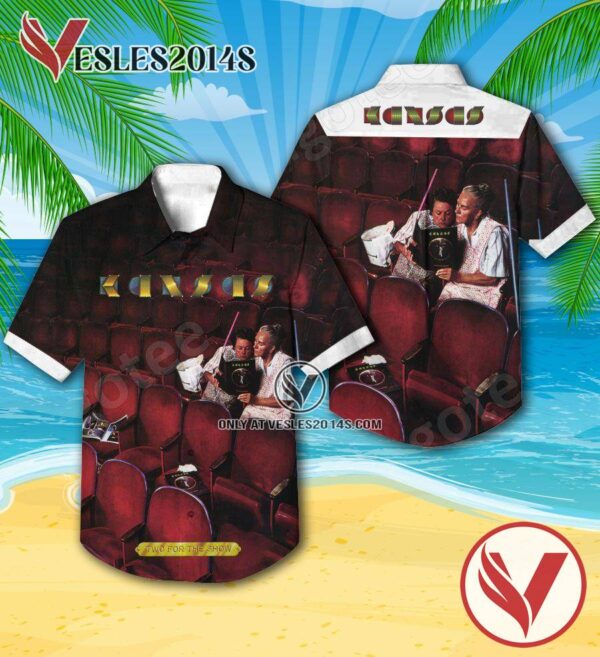 Kansas Two For The Show Album Cover Hawaiian Shirt, Unique Gifts For Music Lovers - Vesles2014S