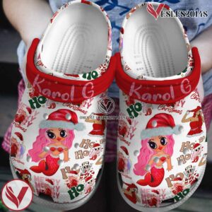 Karol G Christmas Music Crocs Crocband Clogs Shoes, Unique Gifts For Fans - Vesles2014S