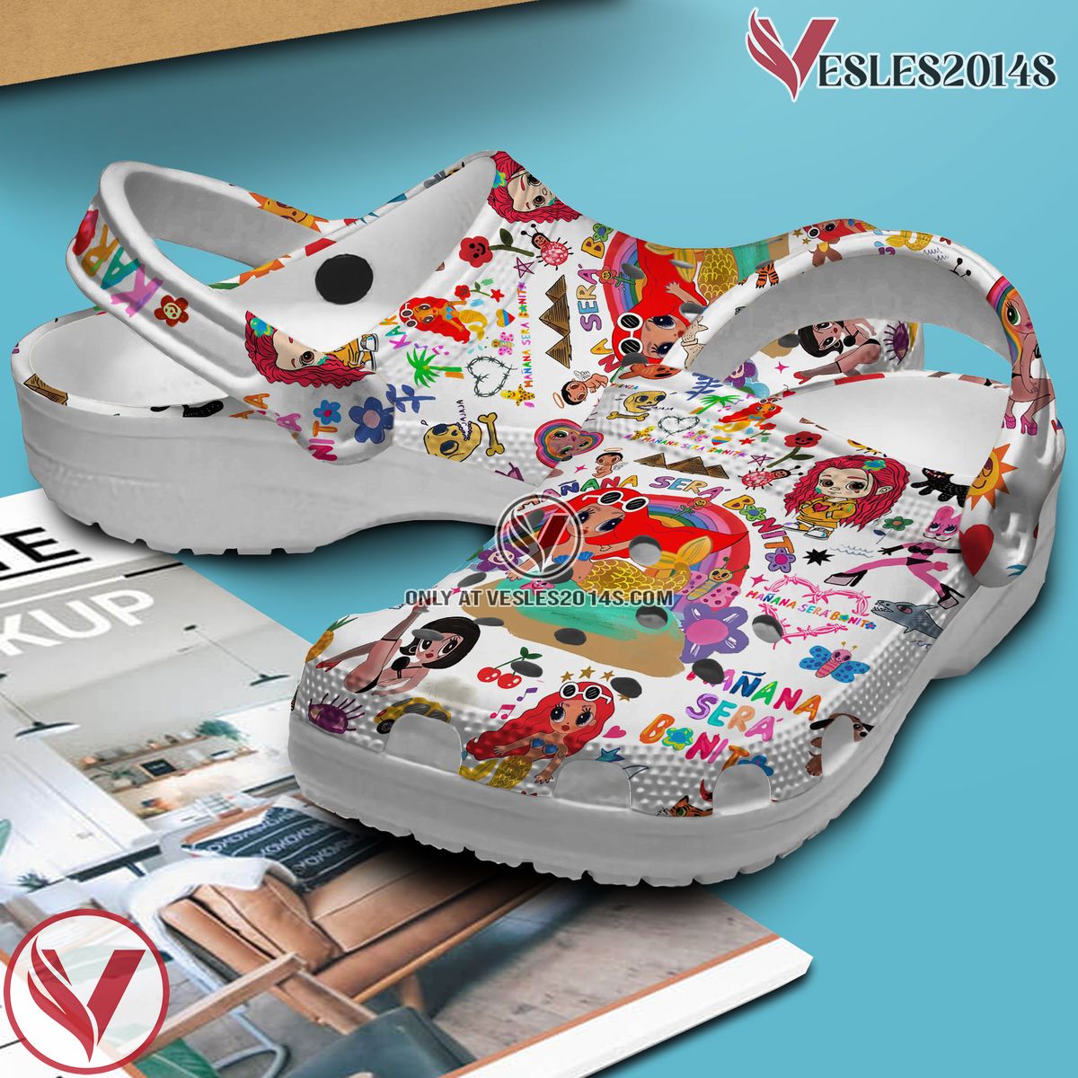 Karol G Music Crocs Crocband Clogs Shoes, Unique Gifts For Fans Style 12 - Vesles2014S 2