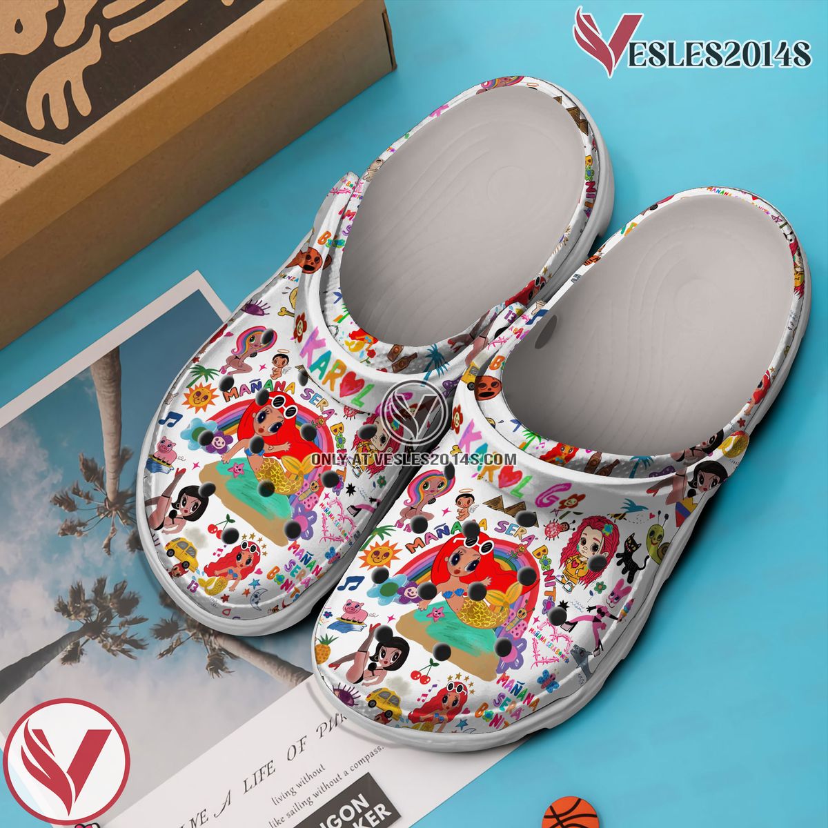 Karol G Music Crocs Crocband Clogs Shoes, Unique Gifts For Fans Style 12 - Vesles2014S 3