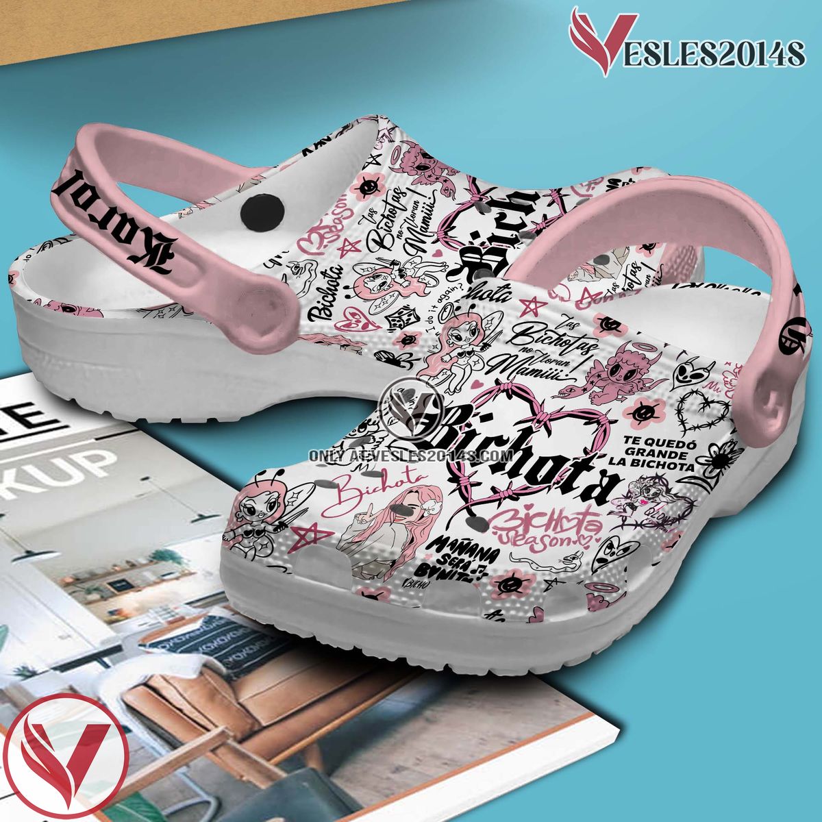 Karol G Music Crocs Crocband Clogs Shoes, Unique Gifts For Fans Style 14 - Vesles2014S 2