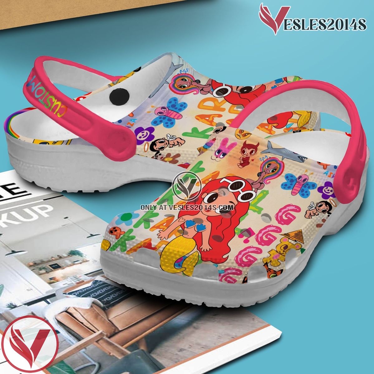 Karol G Music Crocs Crocband Clogs Shoes, Unique Gifts For Fans Style 23 - Vesles2014S 2