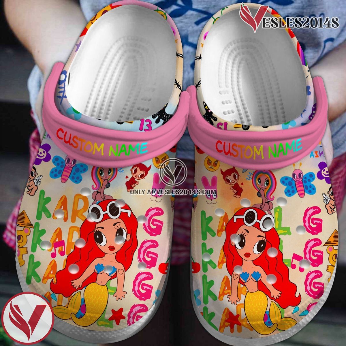 Karol G Music Crocs Crocband Clogs Shoes, Unique Gifts For Fans Style 23 - Vesles2014S