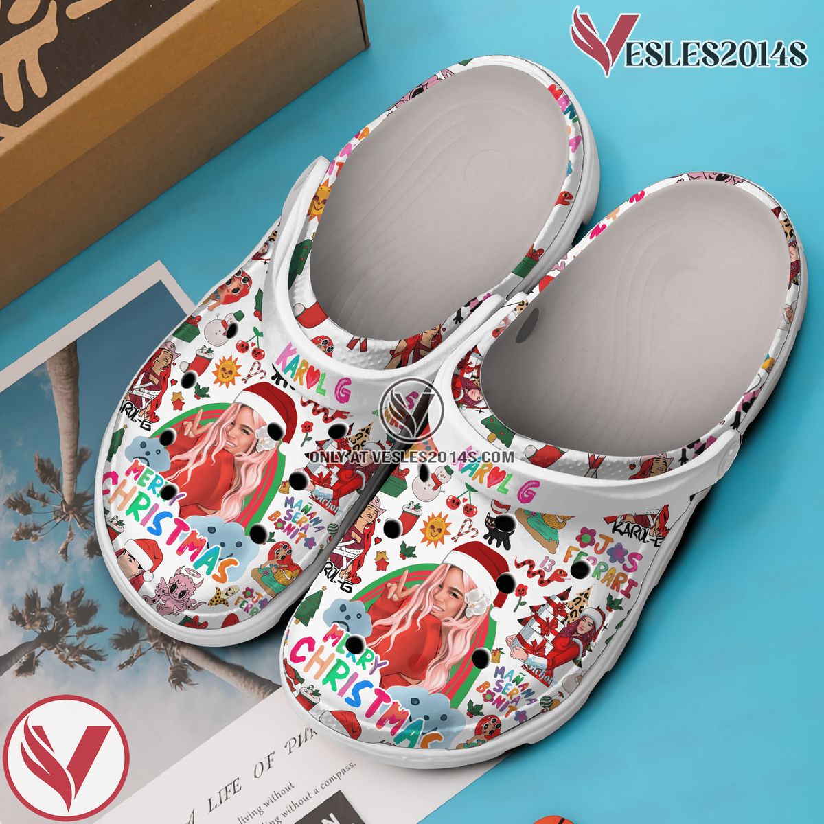 Karol G Music Crocs Crocband Clogs Shoes, Unique Gifts For Fans Style 8 - Vesles2014S 2