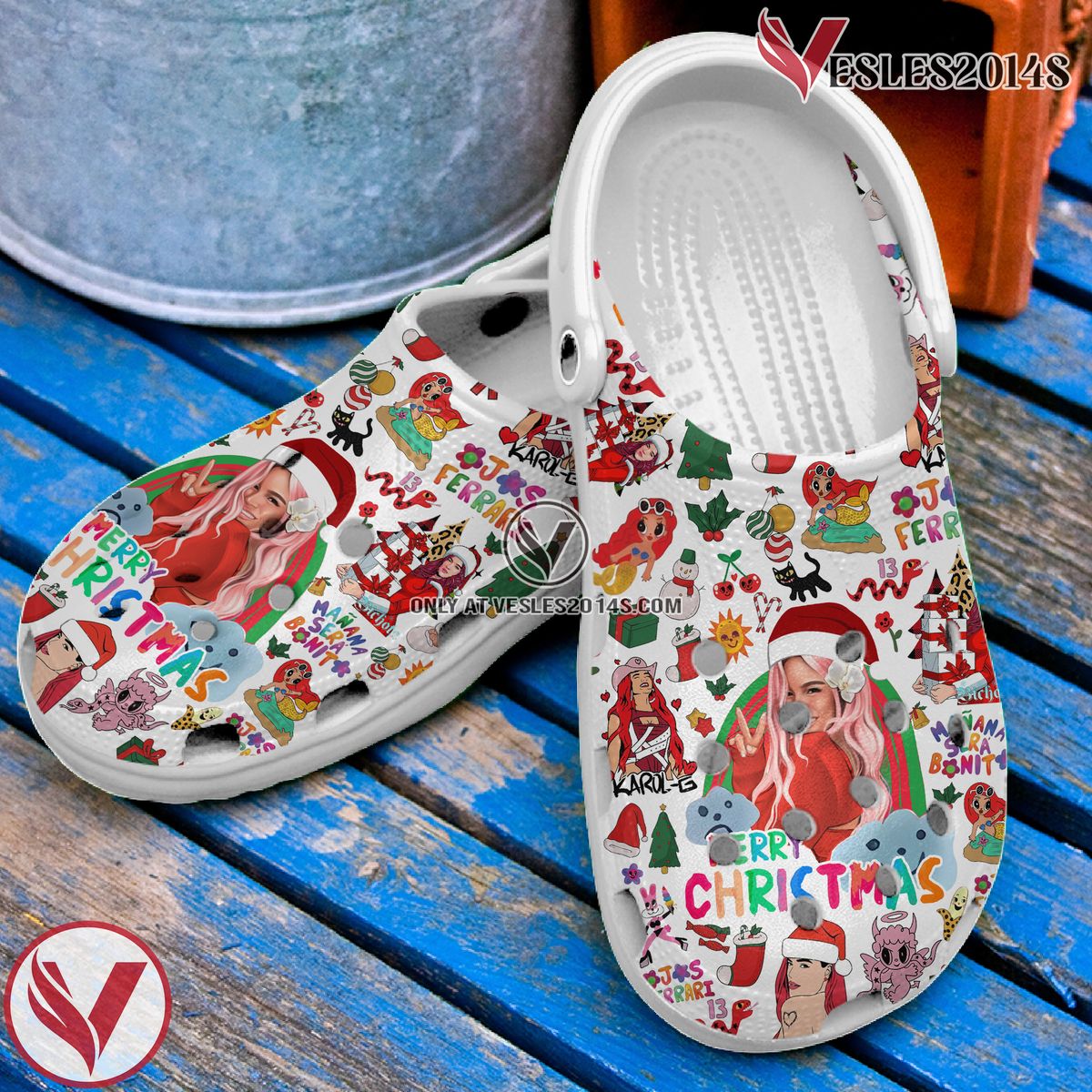 Karol G Music Crocs Crocband Clogs Shoes, Unique Gifts For Fans Style 8 - Vesles2014S 4