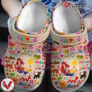 Karol G Music Crocs Crocband Clogs Shoes, Unique Gifts For Fans - Vesles2014S