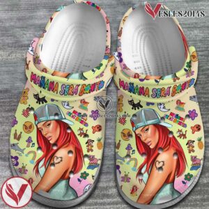 Karol G Music mañana será bonito Crocs Crocband Clogs Shoes, Unique Gifts For Fans Style 2 - Vesles2014S 2