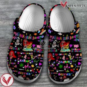 Karol G Music mañana será bonito Crocs Crocband Clogs Shoes, Unique Gifts For Fans Style 5 - Vesles2014S 2