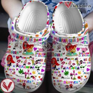 Karol G Music mañana será bonito Crocs Crocband Clogs Shoes, Unique Gifts For Fans Style 8 - Vesles2014S