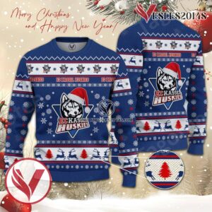 Kassel Huskies Sport Ugly Christmas Sweater, Unique Gifts For Fans - Vesles2014aS 1