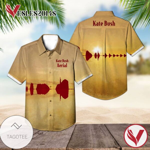 Kate Bush Aerial Album Cover Hawaiian Shirt, Best Gift For Music Lovers Vesles2014S