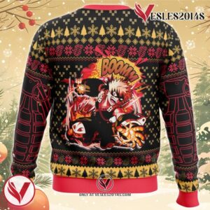 Katsuki Bakugo My Hero Academia Ugly Christmas Sweater, Unique Christmas Gift For Fans - Vesles2014S 1
