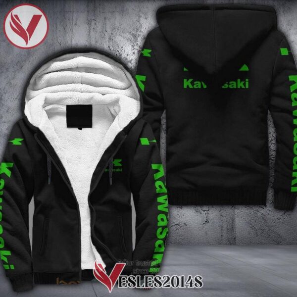Kawasaki Car Fleece Hoodie, Unique Gifts For Car Lovers - Vesles2014S 1