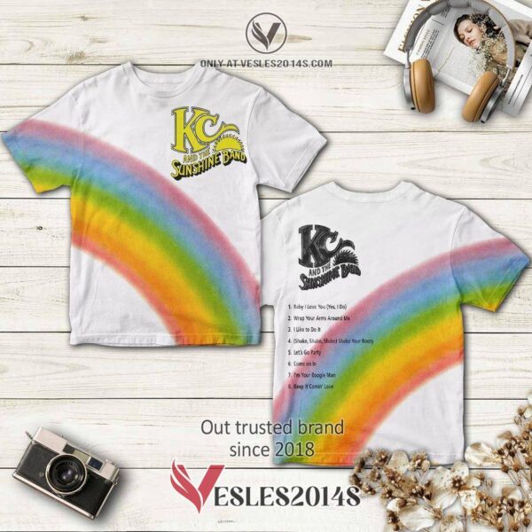 Kc And The Sunshine Band Part 3 Album 3D T-Shirt, Perfect Gifts For Music Lovers - Vesles2014S