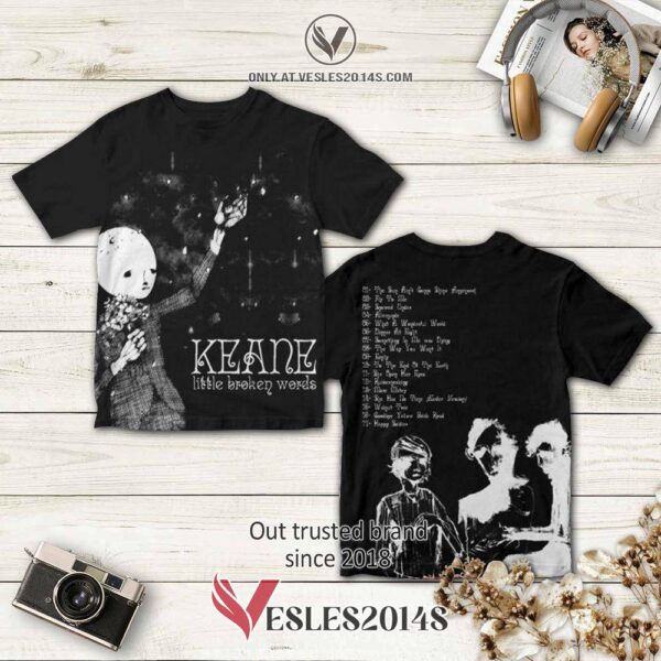 Keane Little Broken Words Album 3D Shirt, Perfect Gifts For Music Lovers - Vesles2014S