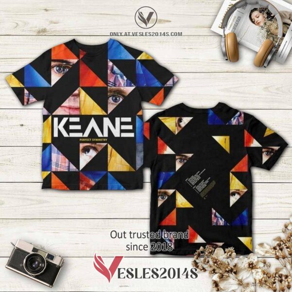 Keane Perfect Symmetry Album 3D Shirt, Perfect Gifts For Music Lovers - Vesles2014S