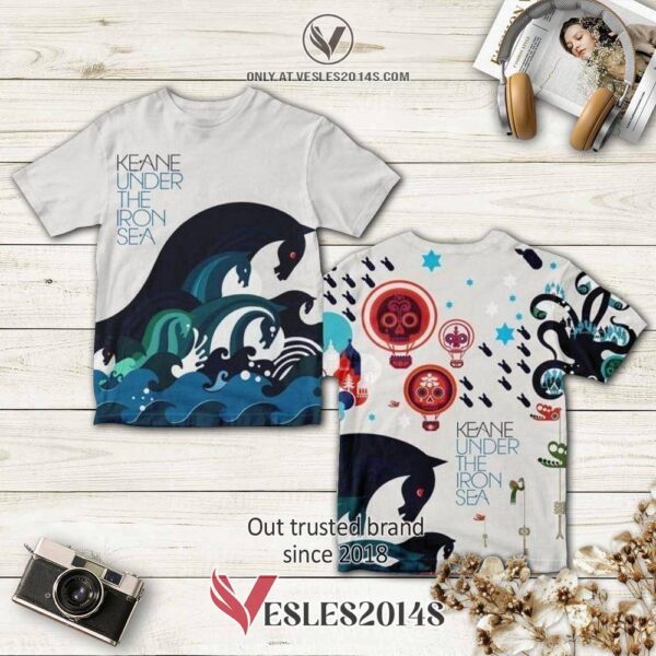 Keane Under The Iron Sea Album 3D Shirt, Perfect Gifts For Music Lovers - Vesles2014S
