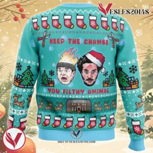 Keep The Change Home Alone Ugly Christmas Sweater, Unique Christmas Gift For Fans - Vesles2014S 1