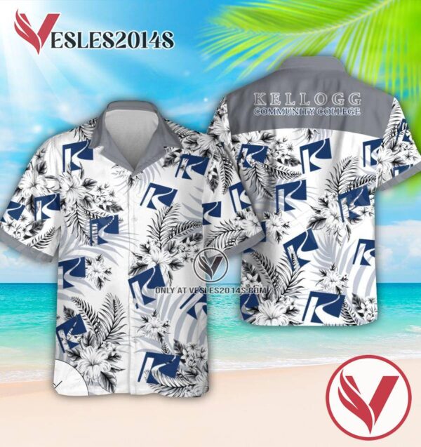 Kellogg Community College Summer Beach Shirts, Men Shorts, Perfect Gifts Idea In Holiday - Vesles2014S 1