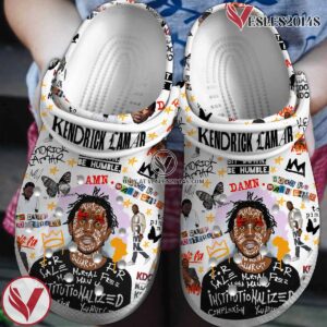 Kendrick Lamar Music Crocs Crocband Clogs Shoes, Unique Gifts For Fans Style 3 - Vesles2014S