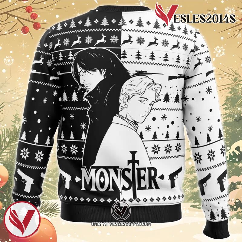 Kenzou And Johan Monster Ugly Christmas Sweater, Unique Christmas Gift For Fans - Vesles2014S 1