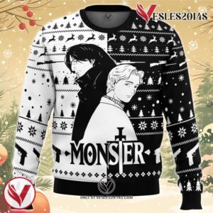 Kenzou And Johan Monster Ugly Christmas Sweater, Unique Christmas Gift For Fans - Vesles2014S